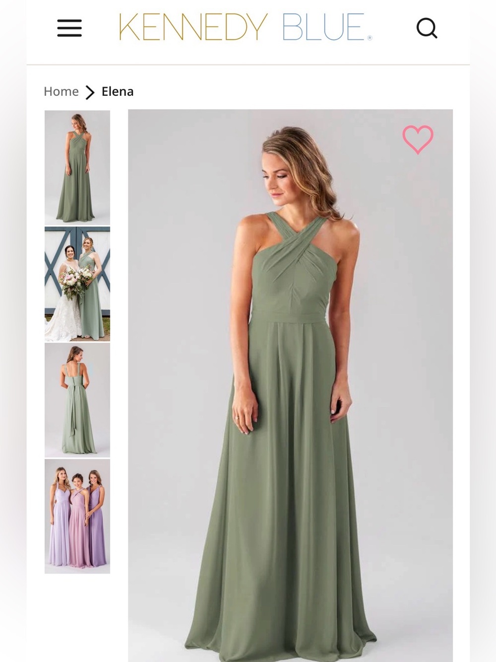 High Neck Sage Green Formal Chiffon Dress with Waist Sash